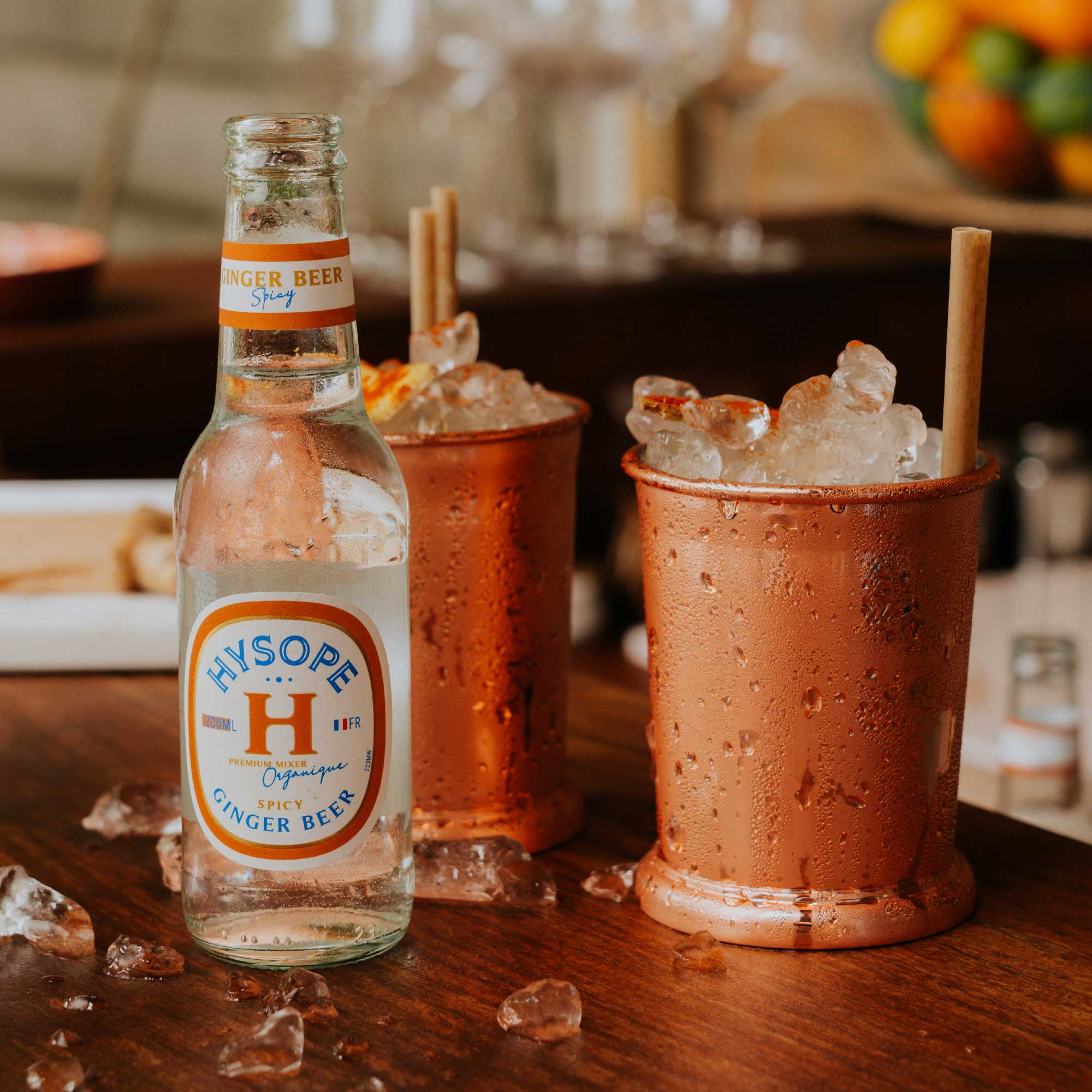 hysope premium mixers français bio ginger beer spicy mezcal mule