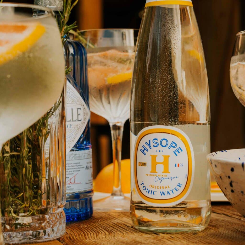 hysope premium mixers français bio cocktail tonic water original gintonic