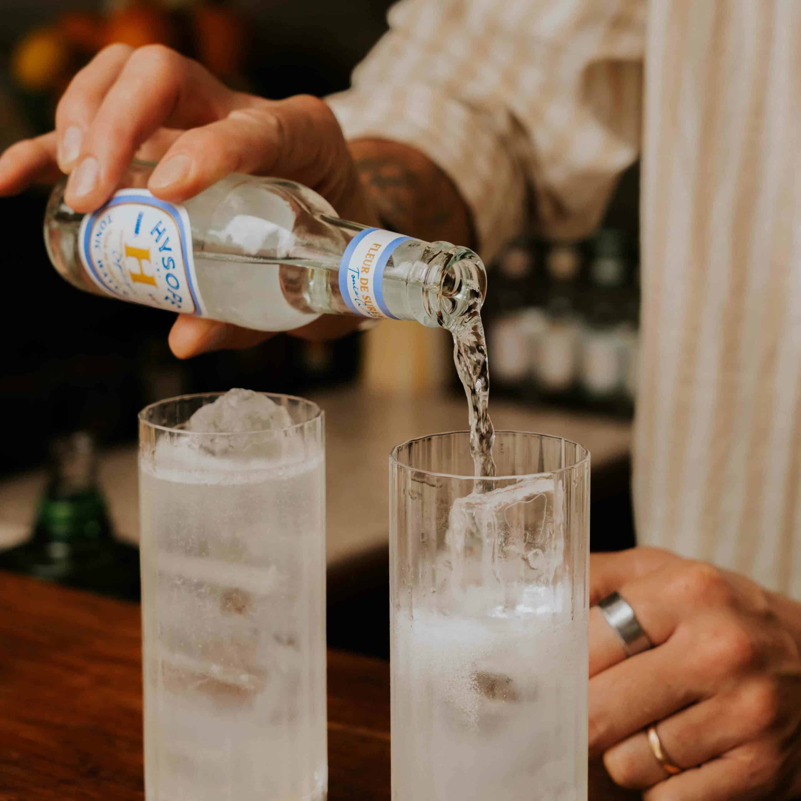 hysope premium mixers français bio cocktail tonic water fleur de sureau gin tonic