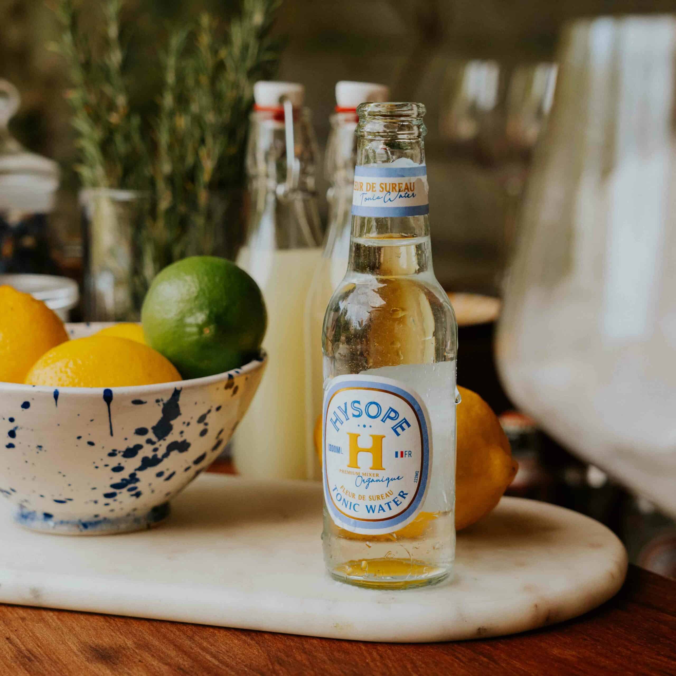 hysope premium mixers français bio cocktail tonic water fleur de sureau gin tonic