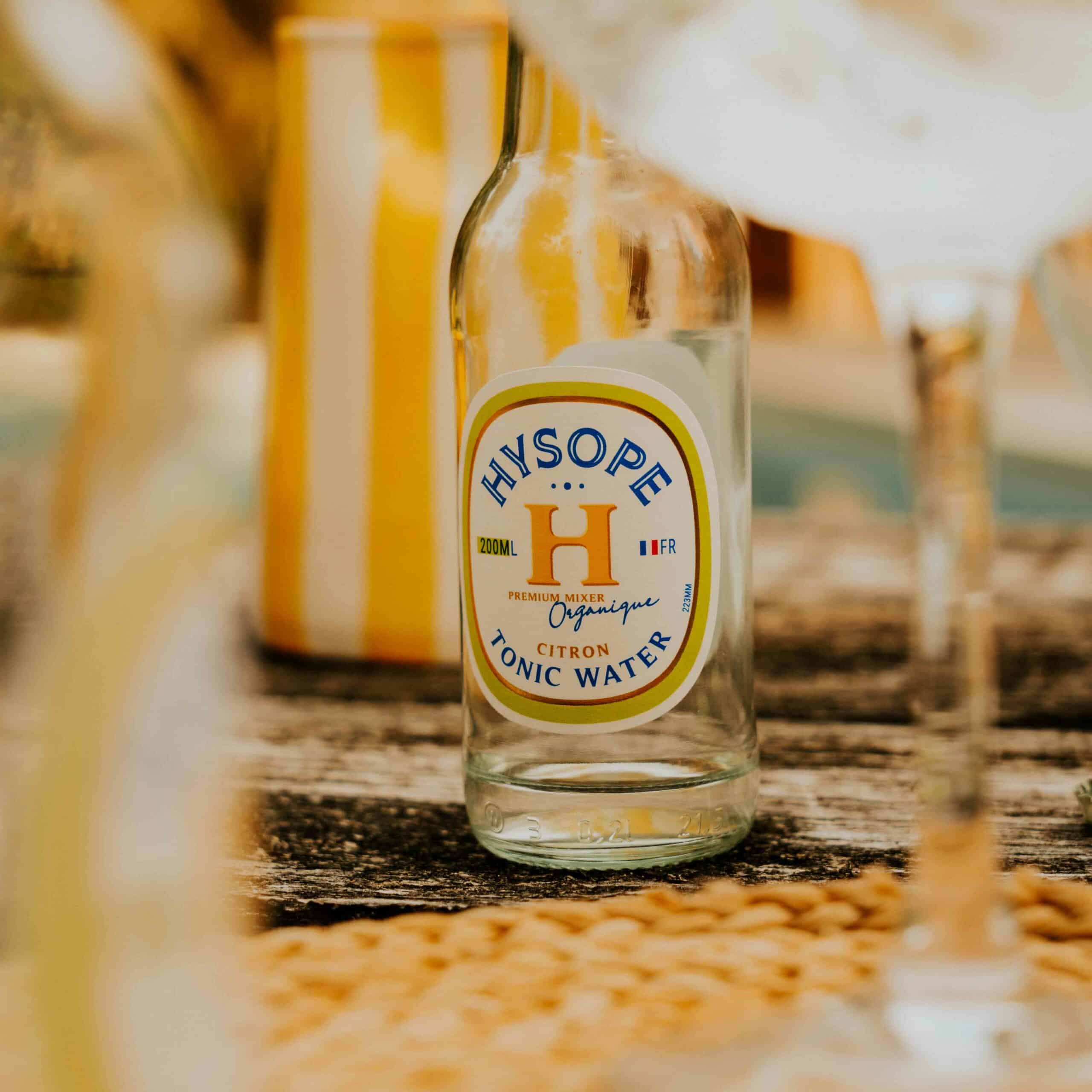 hysope premium mixers français bio cocktail tonic water citron gin tonic