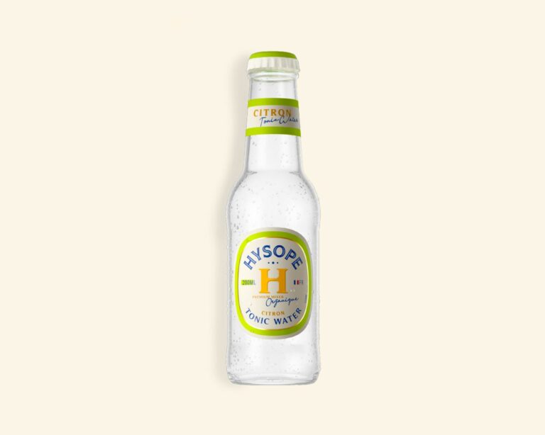 hysope premium mixers french bio Lemon Tonic Water packshot