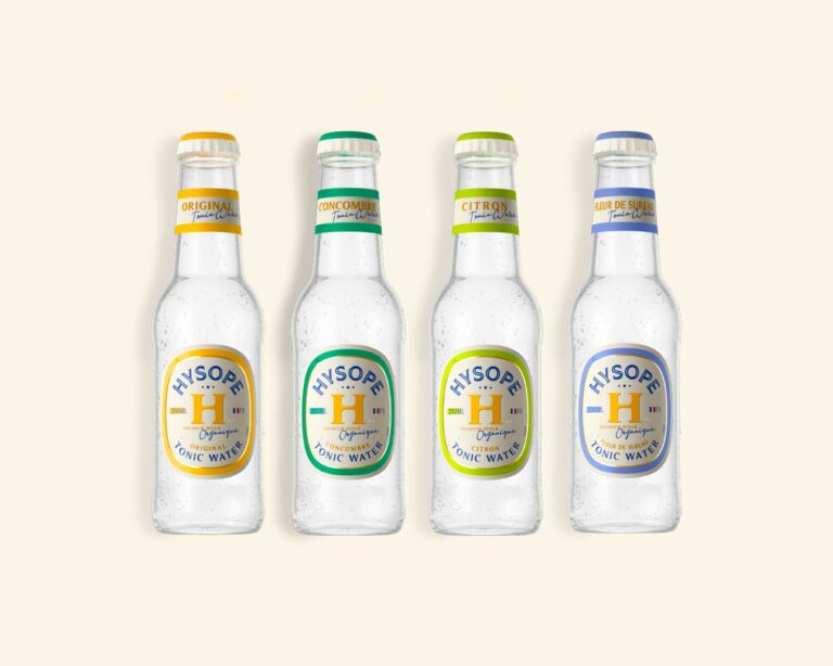 hysope premium mixers français bio gamme tonics packshot