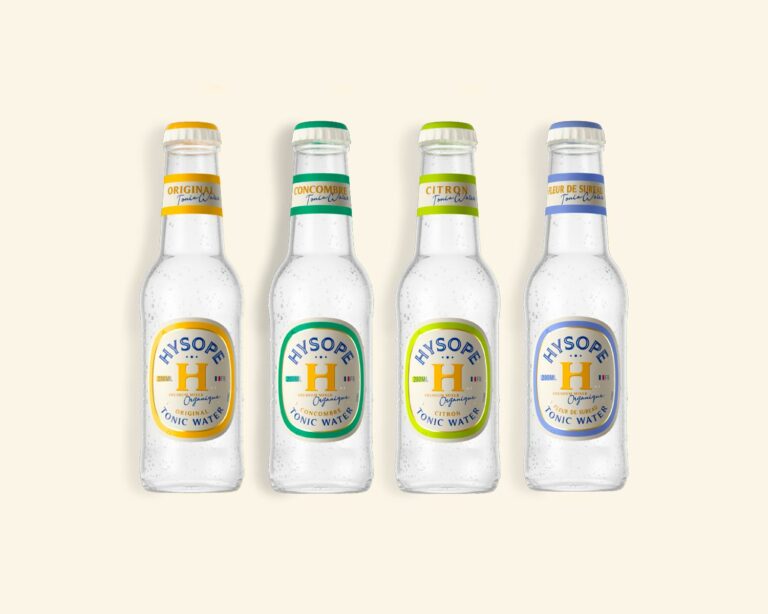 hysope premium mixers français bio gamme tonics packshot