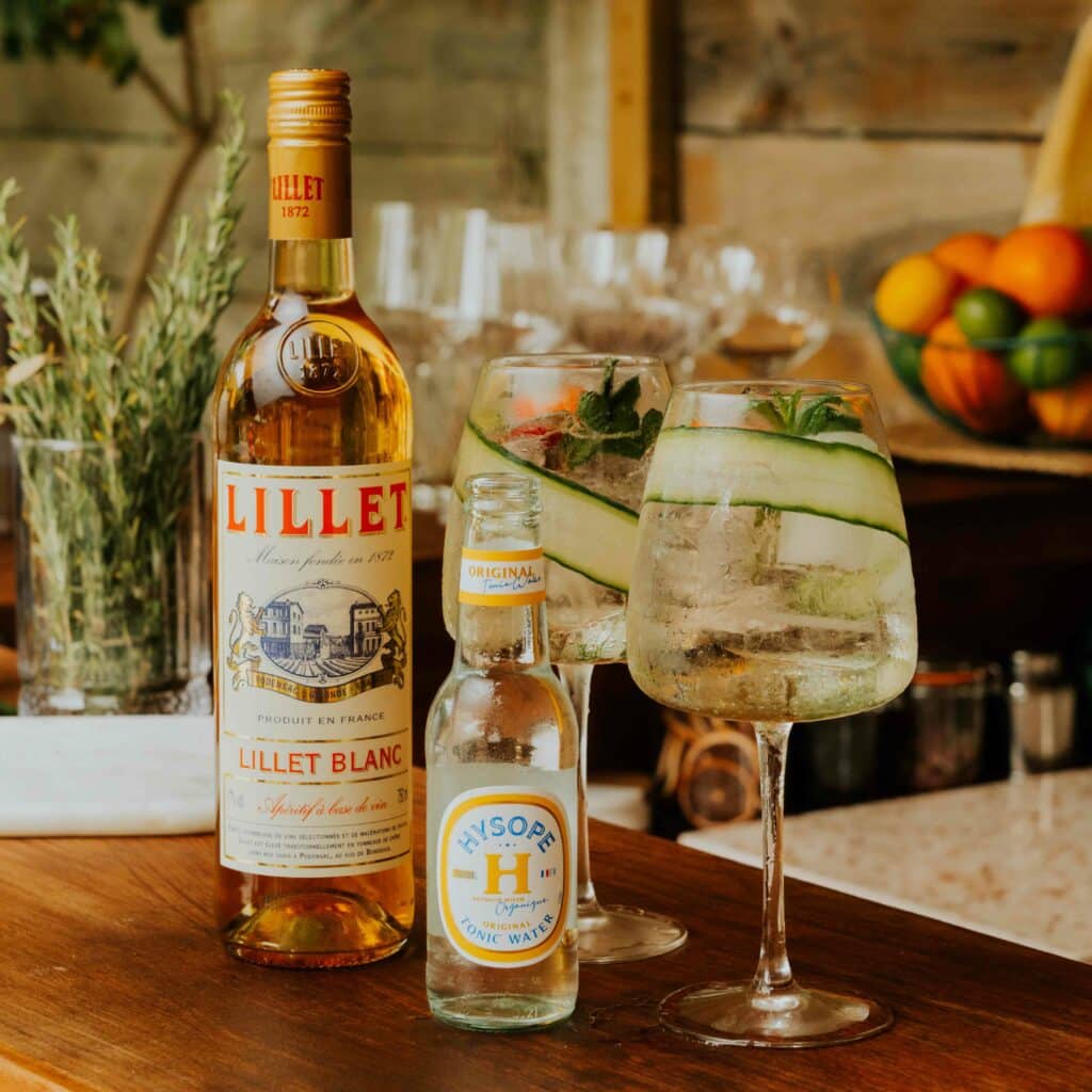 hysope premium mixers français bio cocktail tonic water original lillet tonic parfait