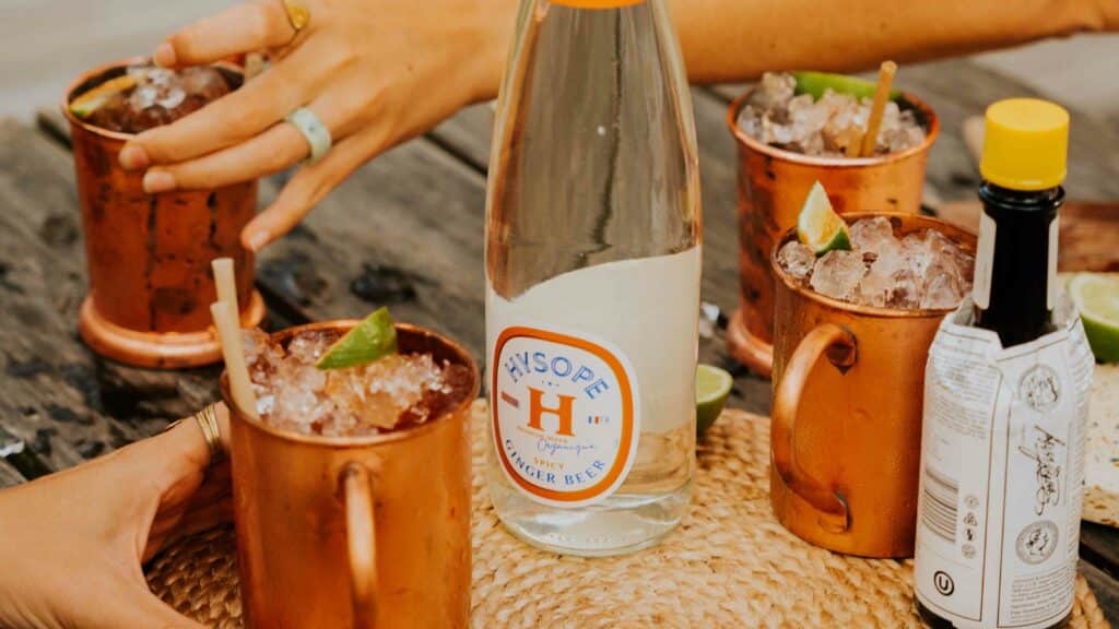 hysope premium mixers français français bio ginger beer spicy moscow mule