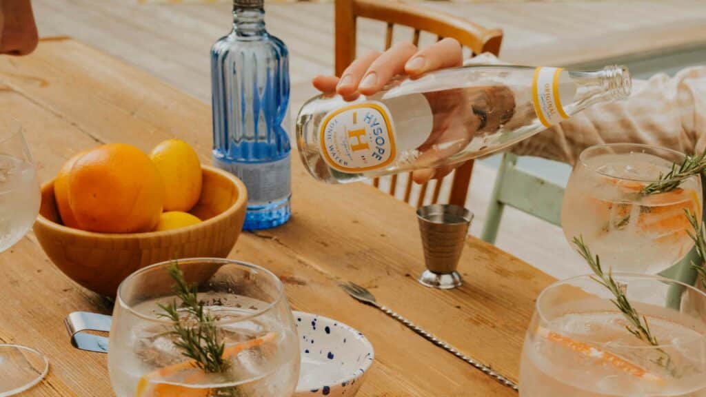 hysope premium mixers français français bio tonic water original