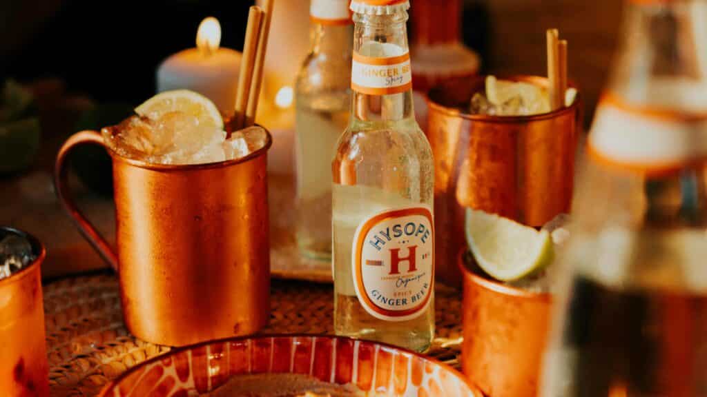 hysope premium mixers français ginger beer spicy moscow mule