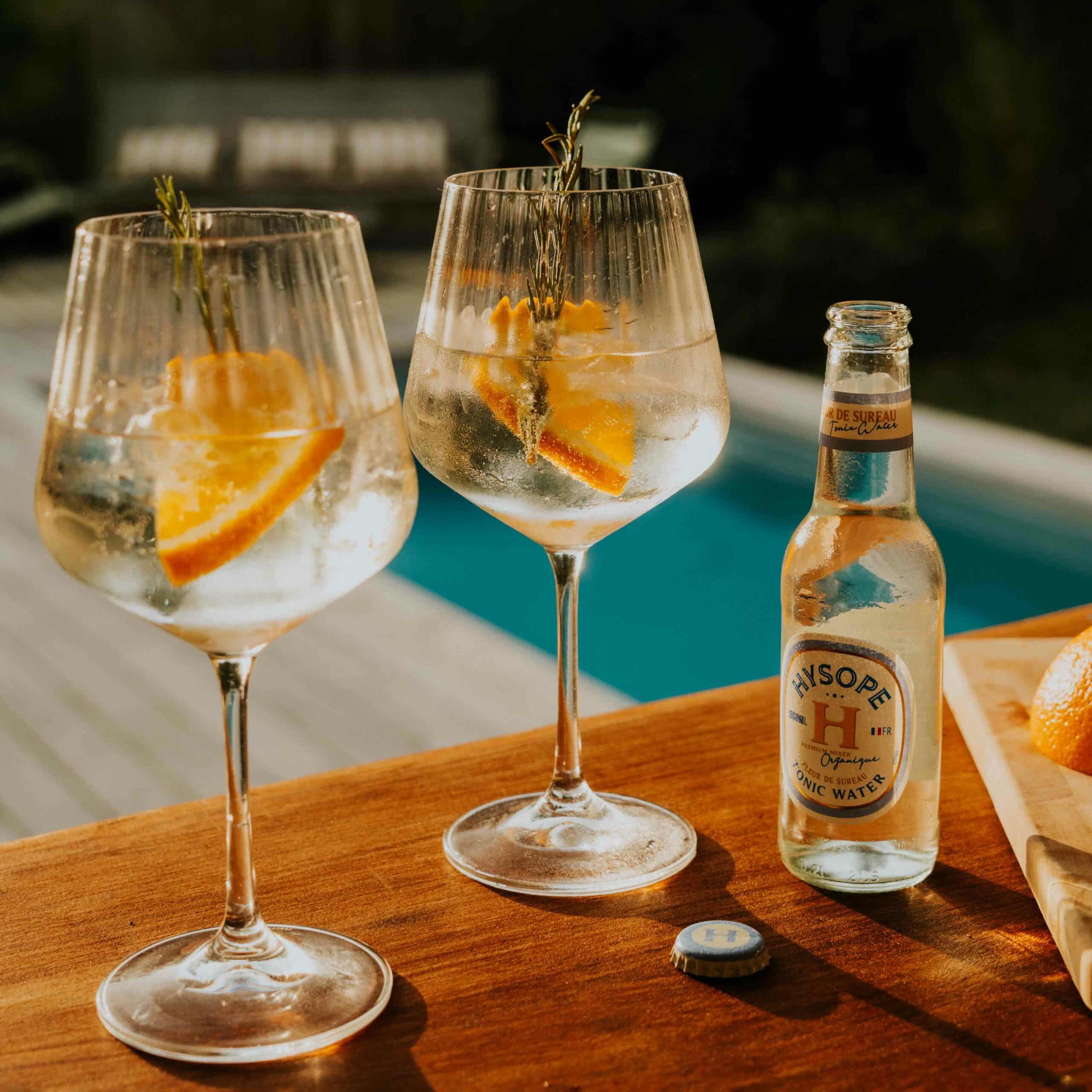 hysope premium mixers français bio cocktail tonic water fleur de sureau gin tonic