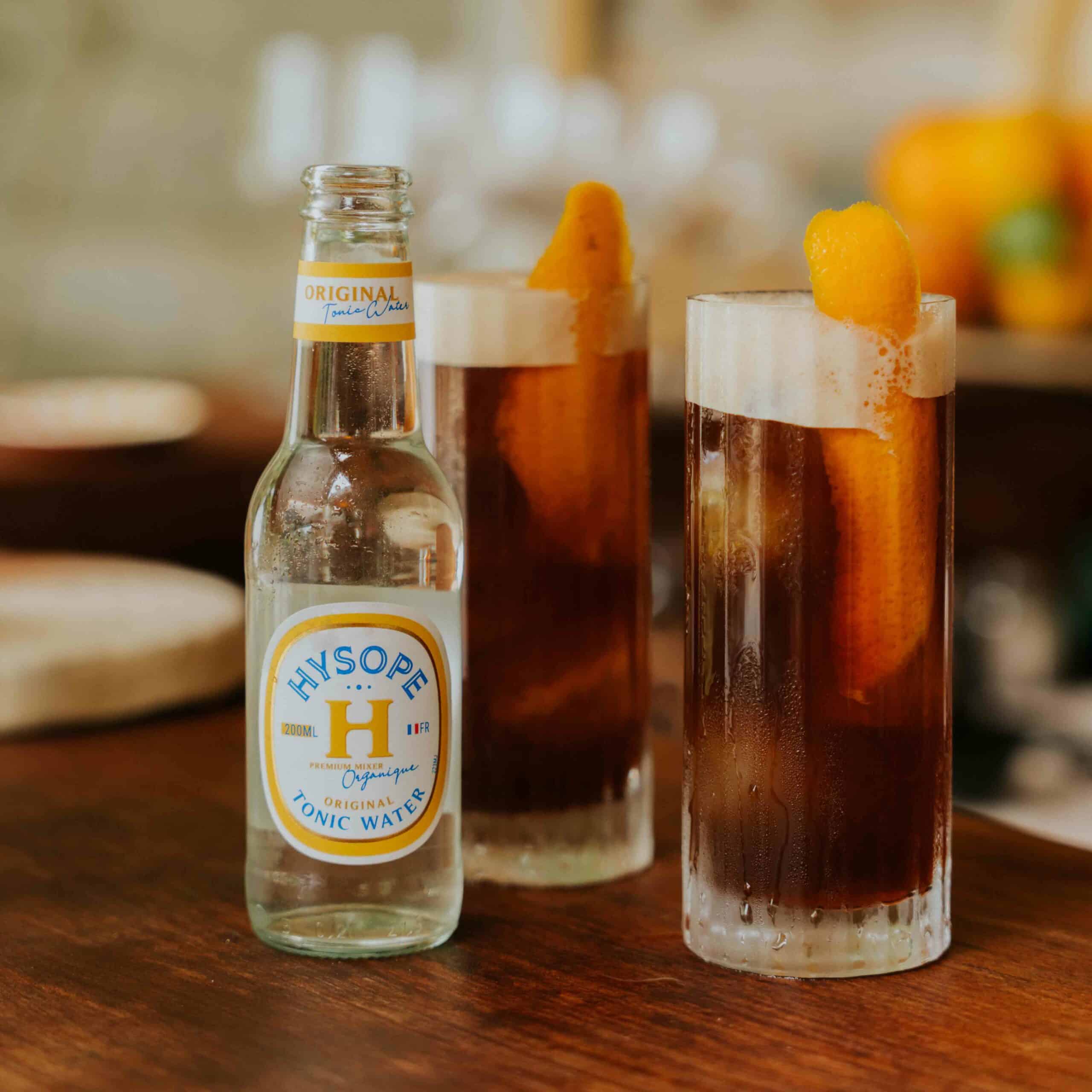 hysope premium mixers français bio cocktail espresso latini tonic water original