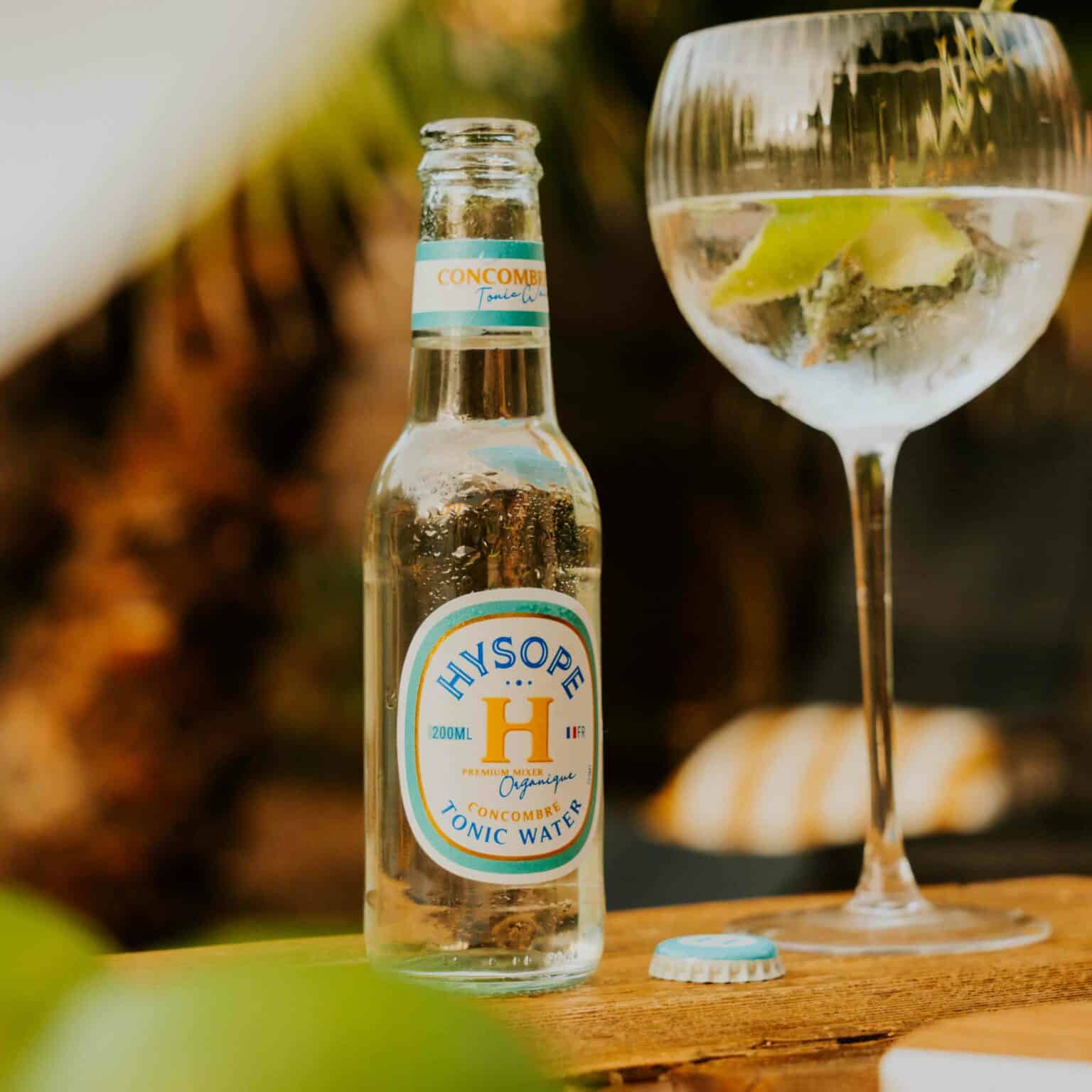 hysope premium mixers français bio cocktail tonic water concombre gin tonic concombre facile