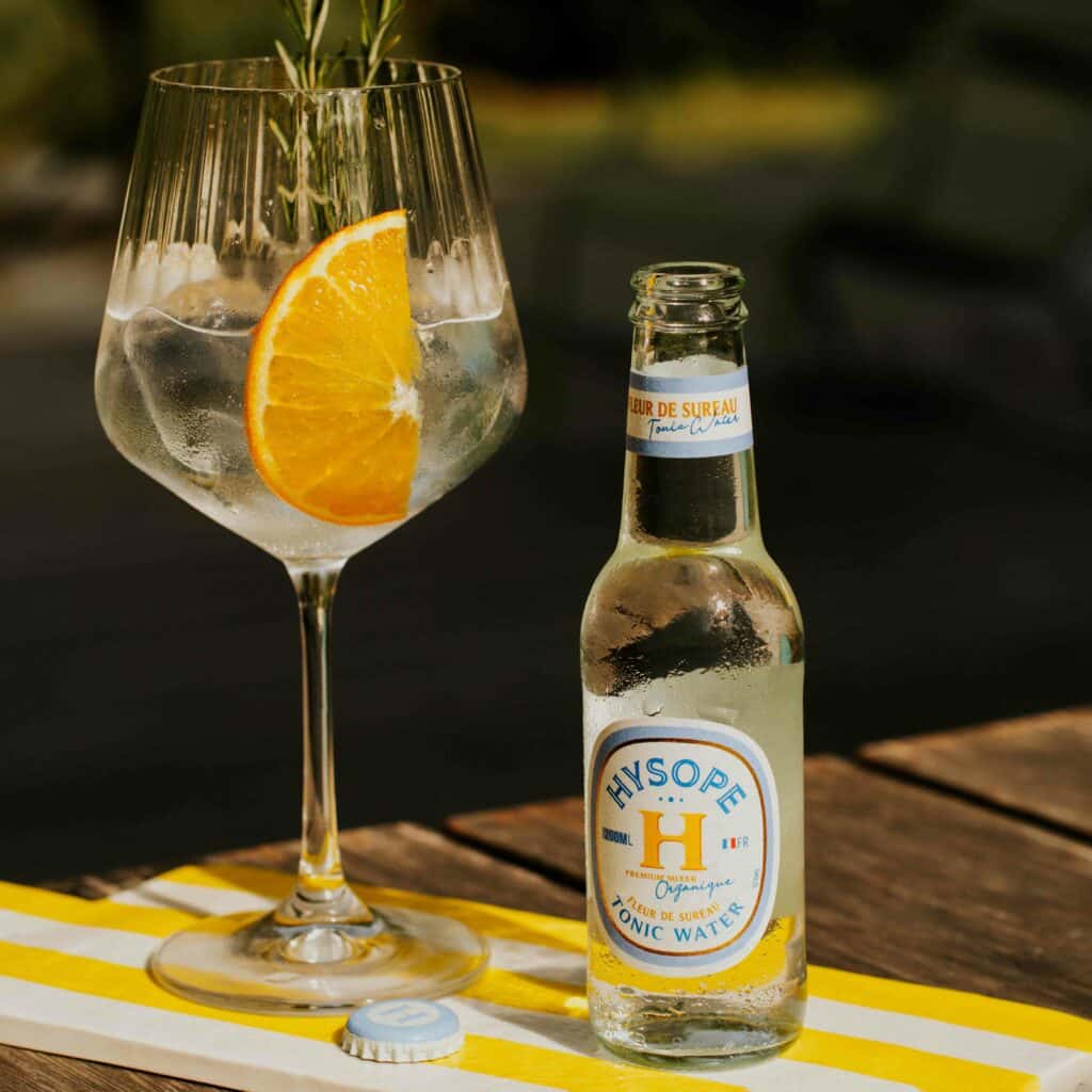 hysope premium mixers français bio cocktail tonic water fleur de sureau gin tonic