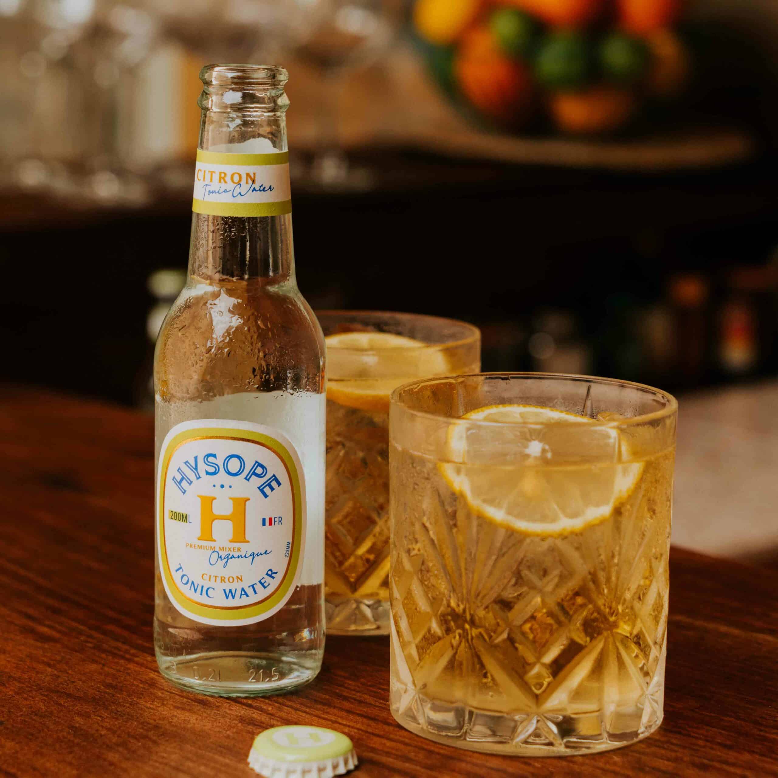 hysope premium mixers français bio cocktail tonic water citron whisky tonic monkey shoulder