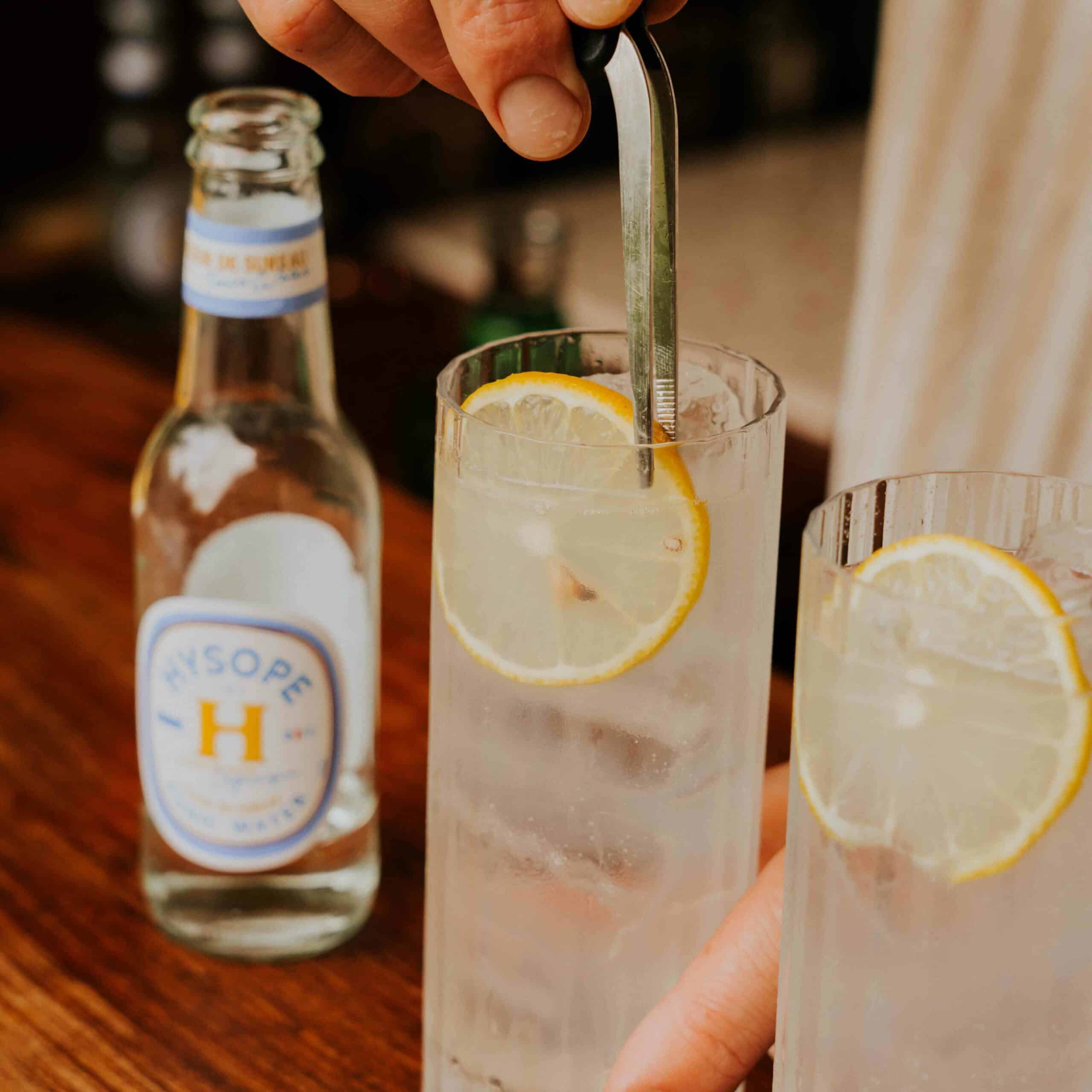 hysope premium mixers français bio cocktail gvine tonic water fleur de sureau