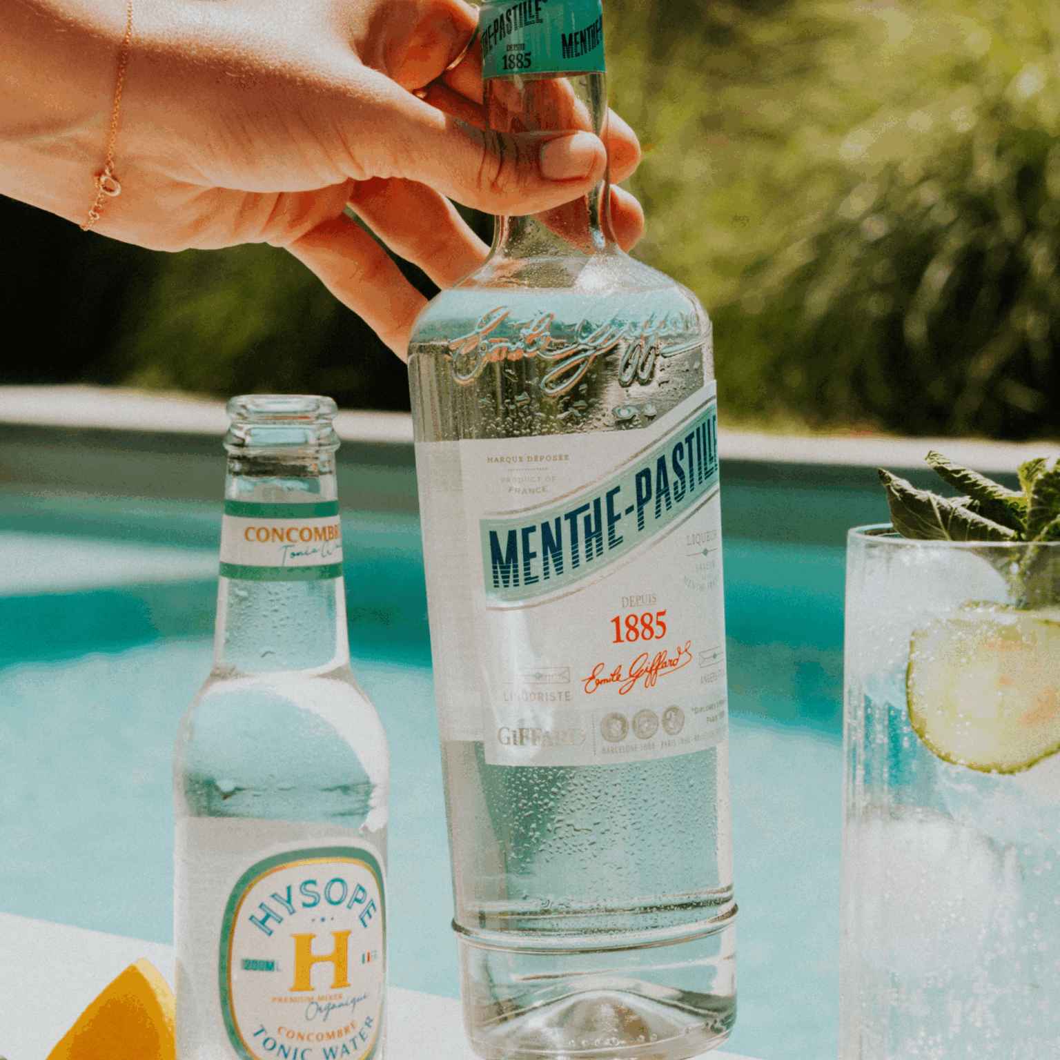 Un cocktail parfait pour les jours chauds de l'été : pétillant et ultra frais