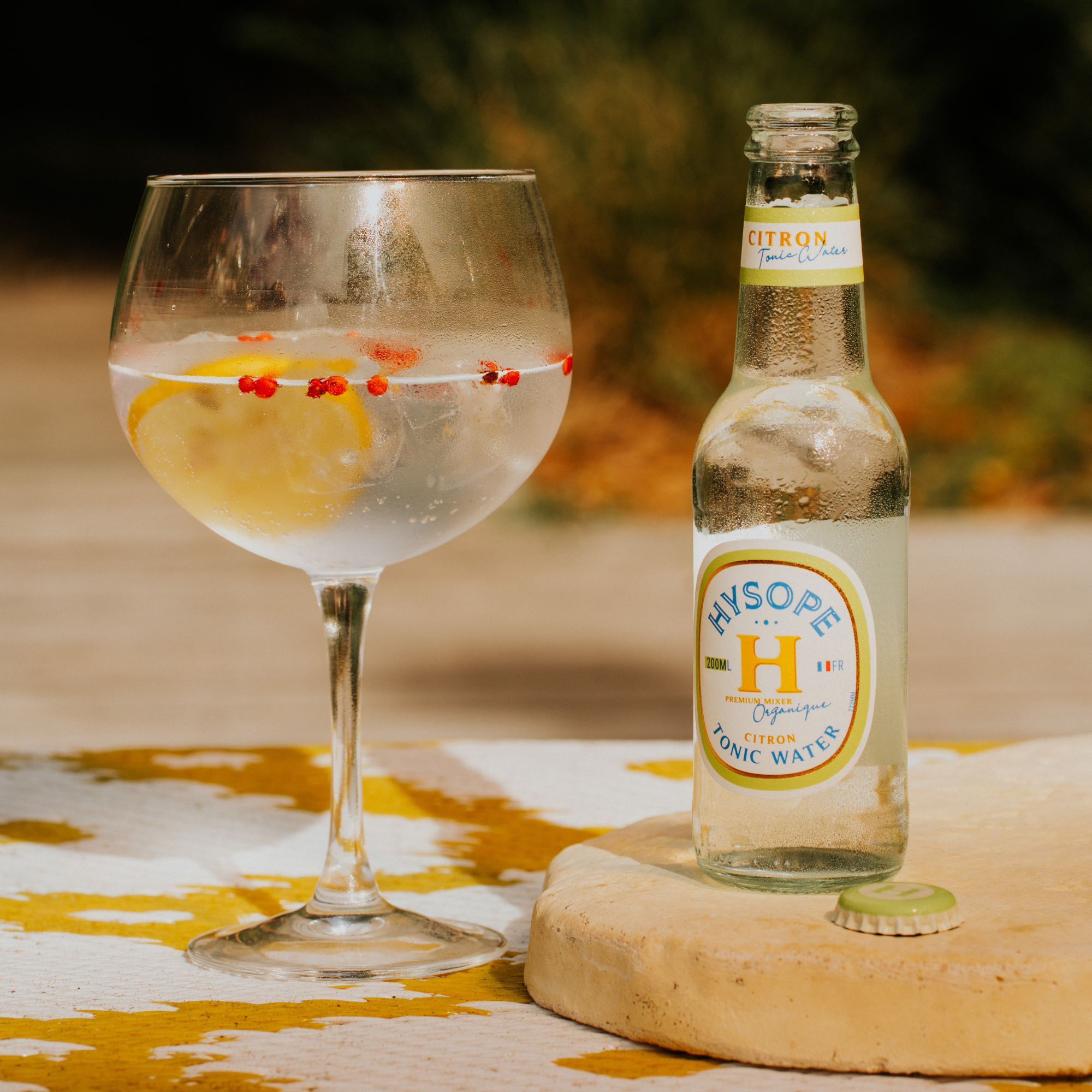 Notre tonic citron en Gin Tonic ! Frais et fruité, parfait pour lété