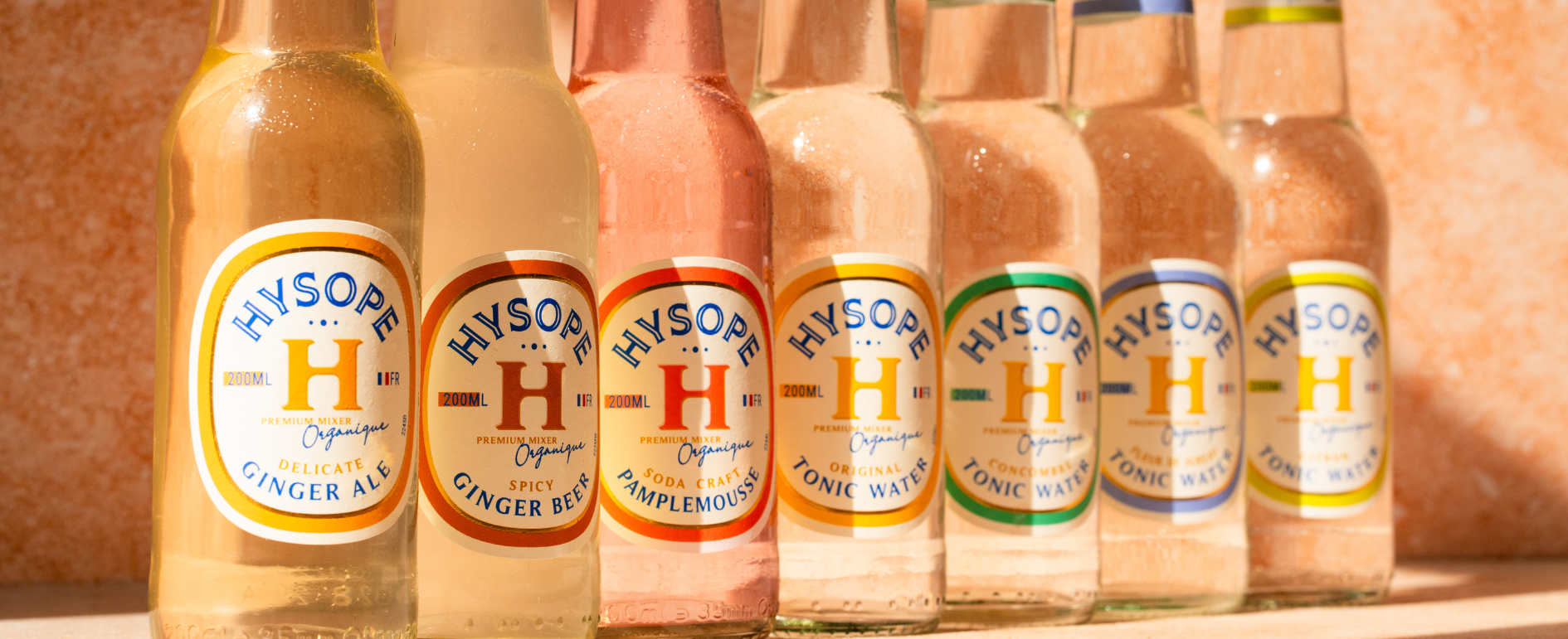 La gamme Hysope : parmi les meilleurs Premium Mixers du monde, bio et français.