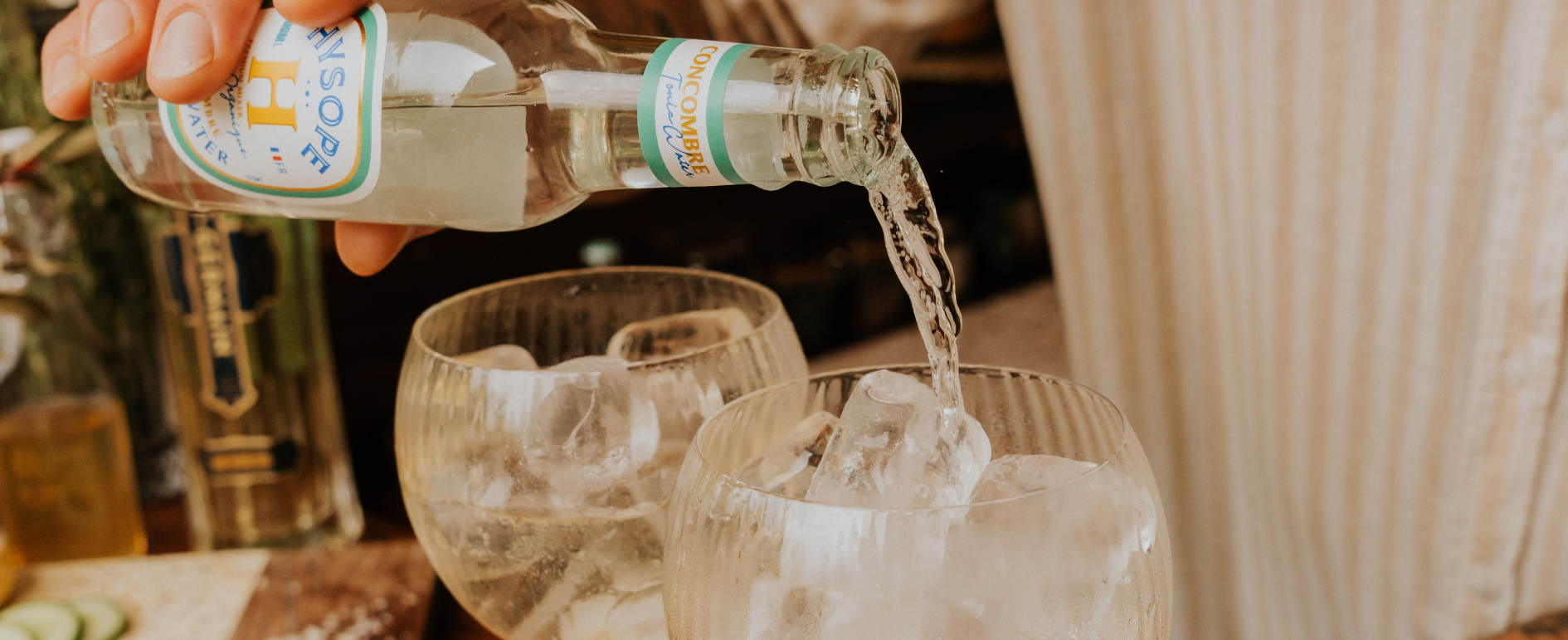 Tonic - Gin Tonic - Tonic Water Concombre Hysope